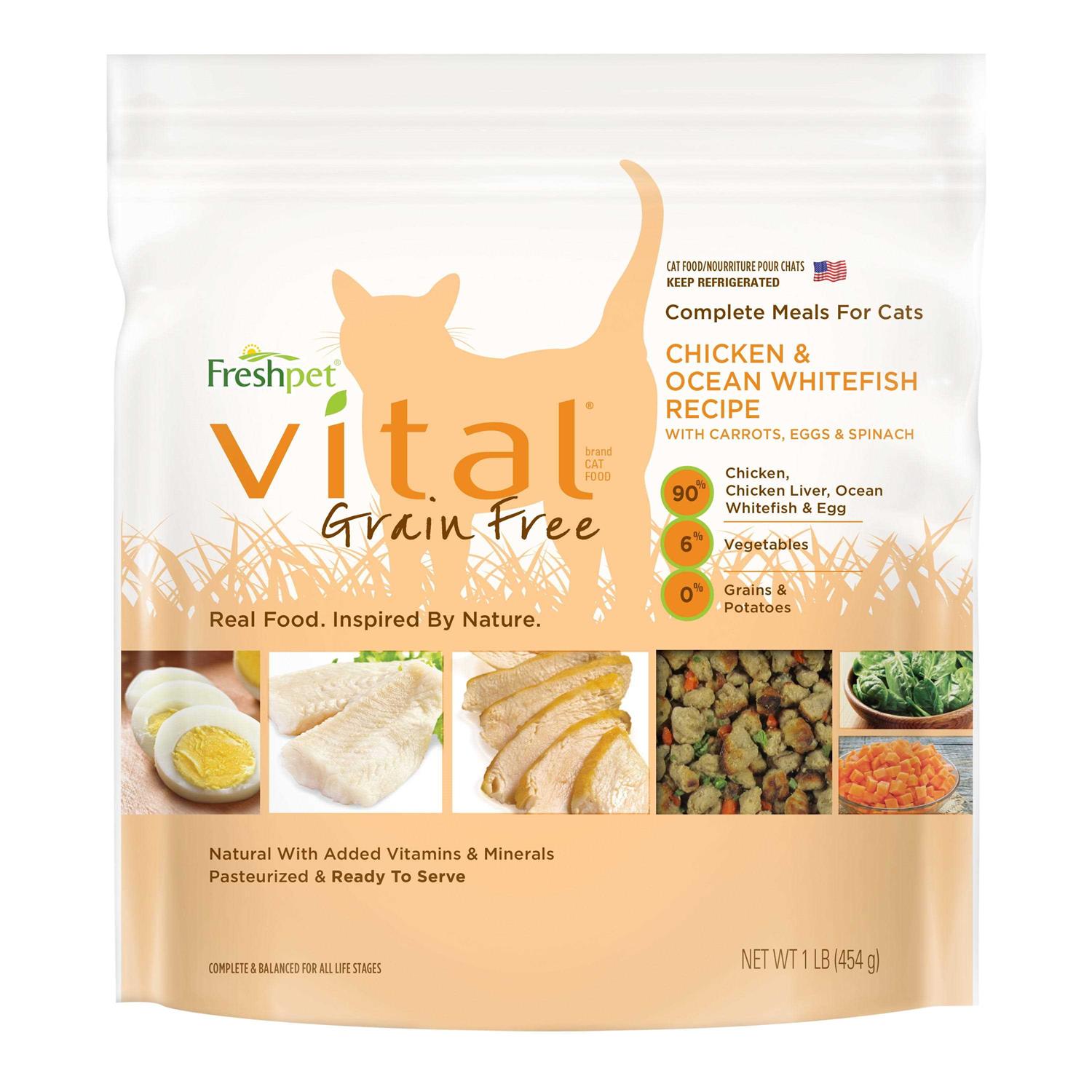 Freshpet Vital Grain-Free Chicken Recipe Cat Food - Healthber