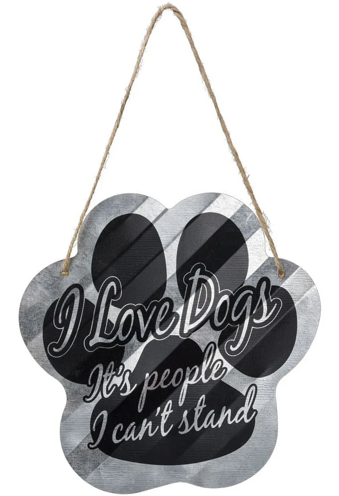 Dog Paw or Bone Print Sign - Healthber