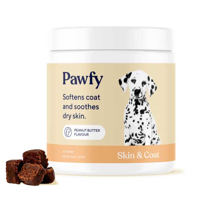 Pawfy Skin & Coat Soft Chews - Healthber