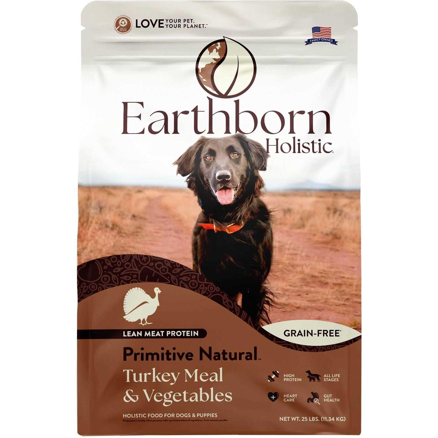Earthborn Holistic Primitive Natural Grain Free Dry Dog Food - Healthber