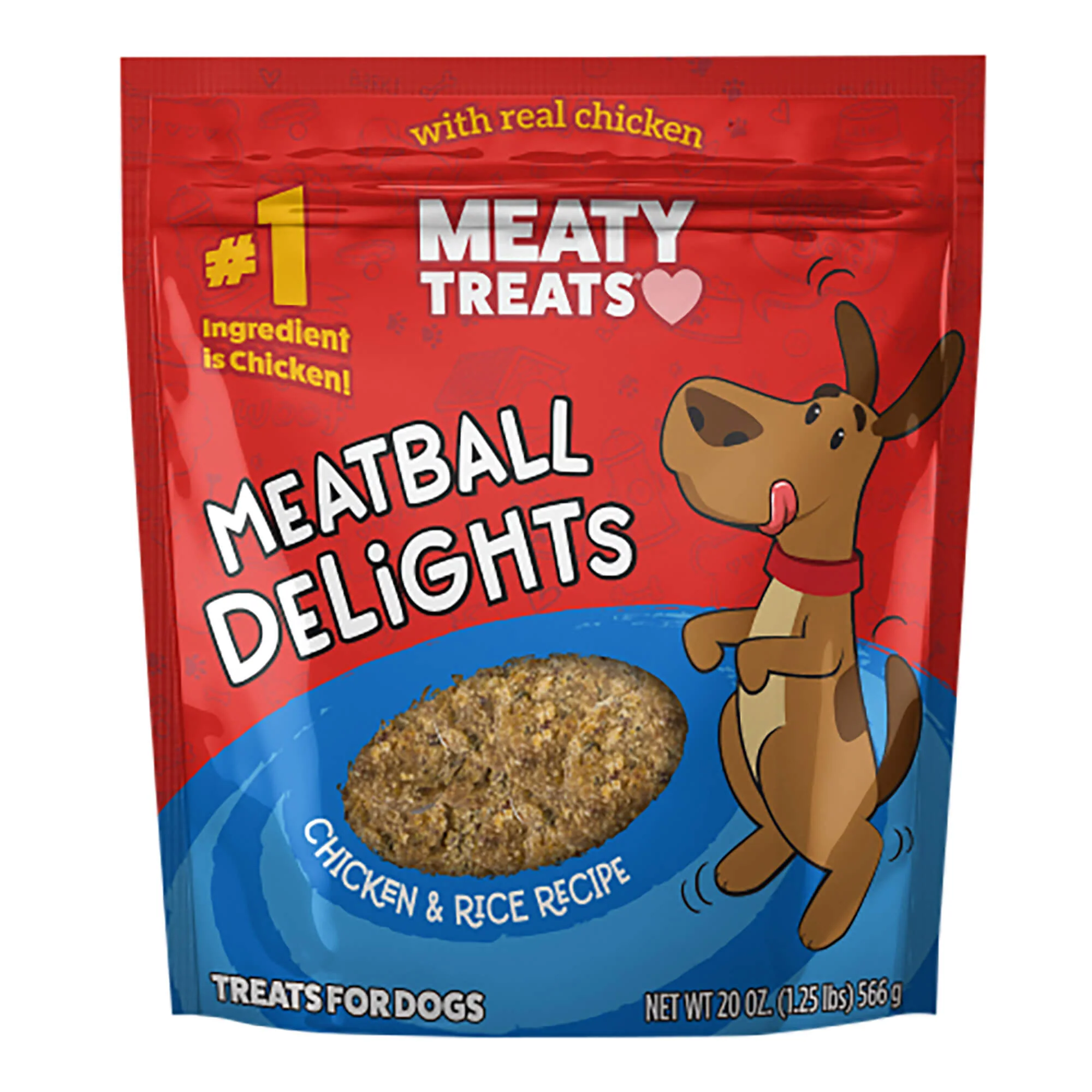 Meaty Treats Meatball Delights, Chicken & Rice Recipe - Healthber