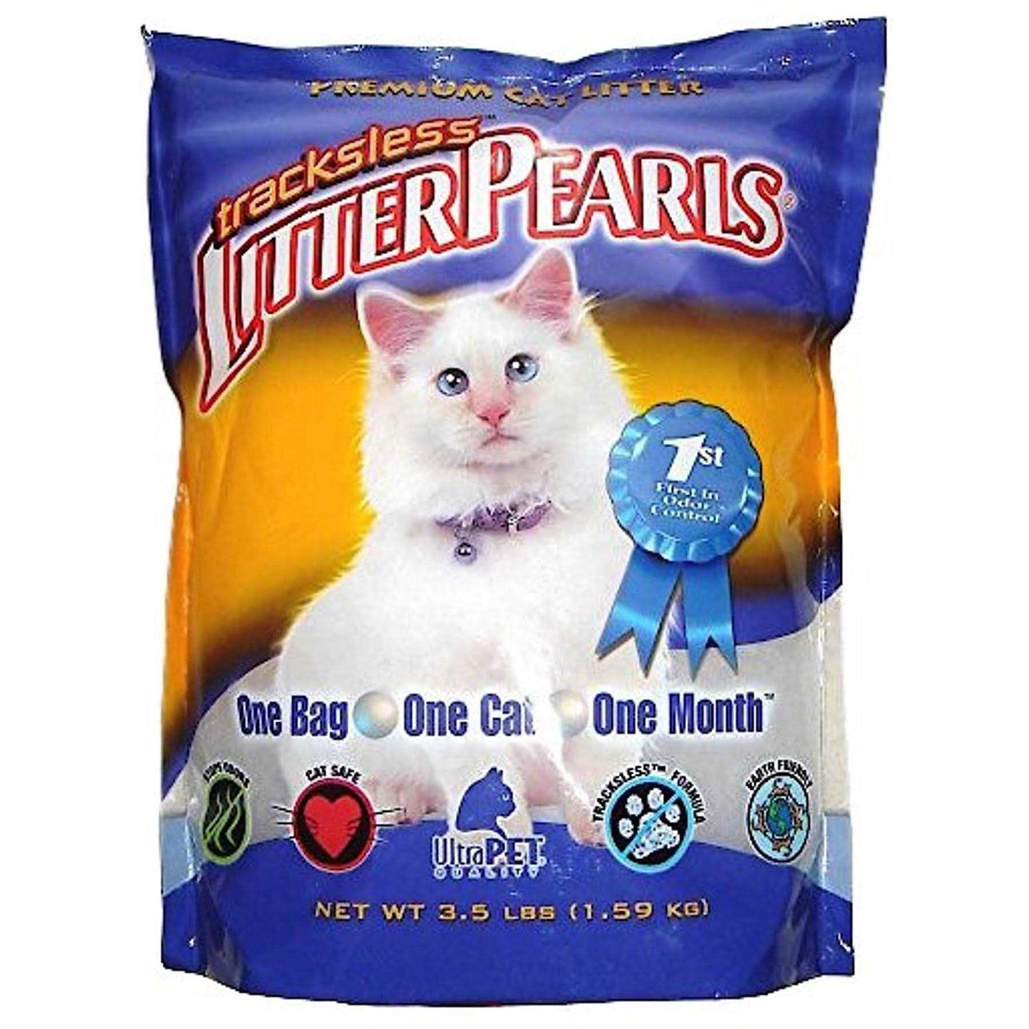 Litter Pearls Tracksless Cat Litter - Healthber
