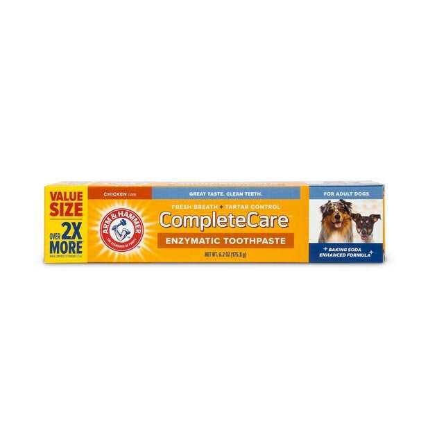 Arm & Hammer Complete Care Enzymatic Dog Toothpaste, 6.2 oz Dog Toothpaste for Puppies and Adult Dogs, Arm and Hammer Toothpaste for Dogs - Healthber