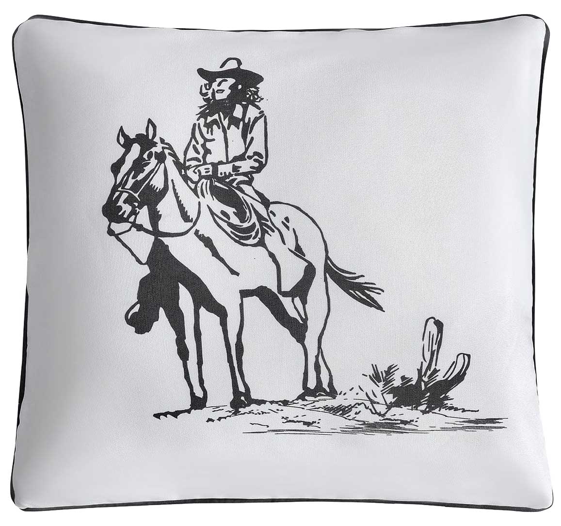 Ranch Life Indoor/Outdoor Pillow, Cowgirl - Healthber