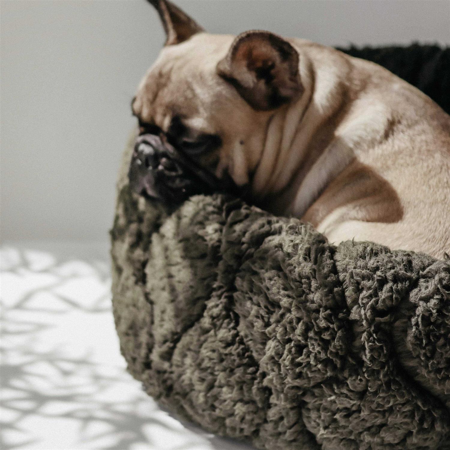 Lambwolf Collective Reversible Donut Pet Bed - Healthber