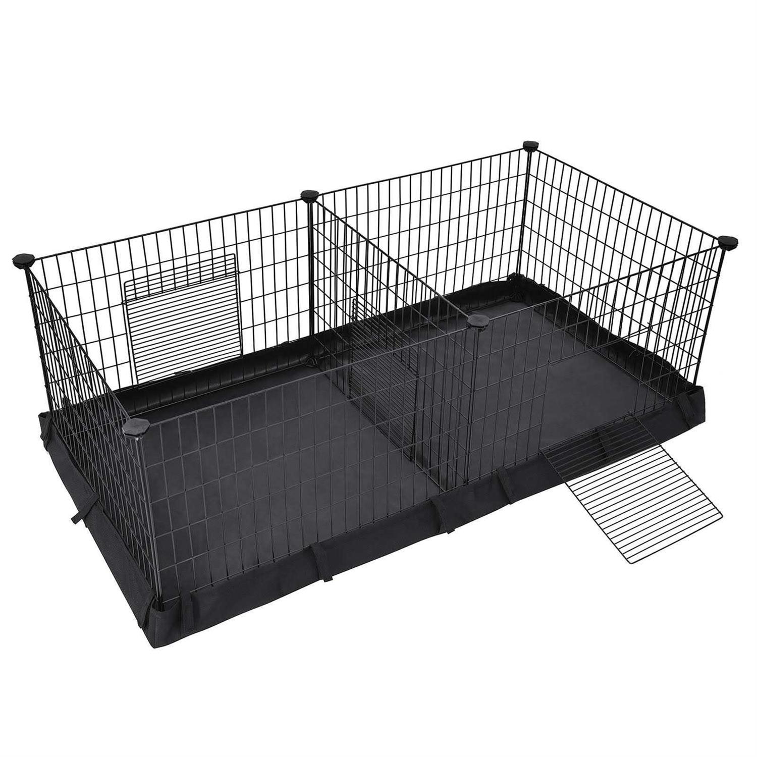 SONGMICS Pet Playpen with Divider Panel - Healthber