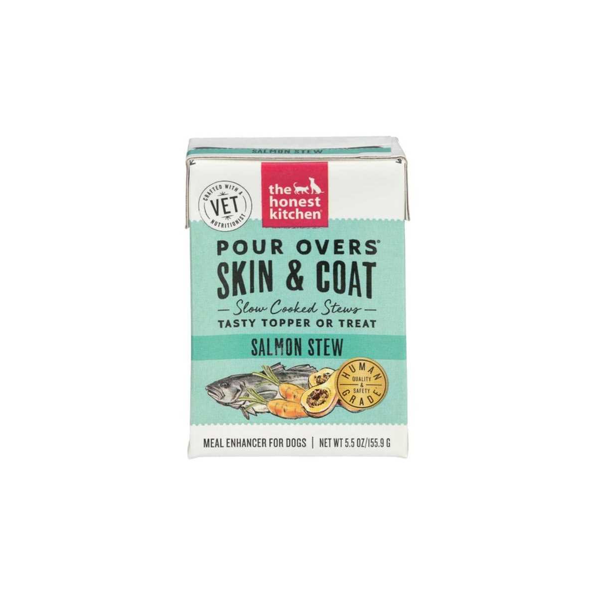 The Honest Kitchen Salmon Stew Pour Overs Skin & Coat Meal Enhancer For Dogs - Healthber
