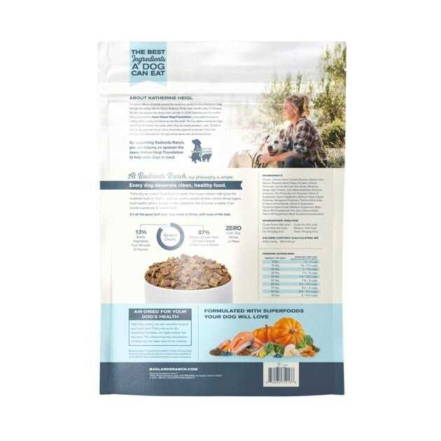 Badlands Ranch Superfood Complete Air Dried Chicken Recipe Dog Food - Healthber