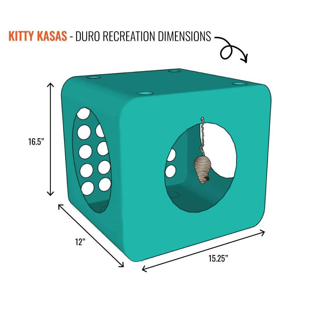 Kitty Kasas New! Duro Series cat House KKR1-115 - Healthber