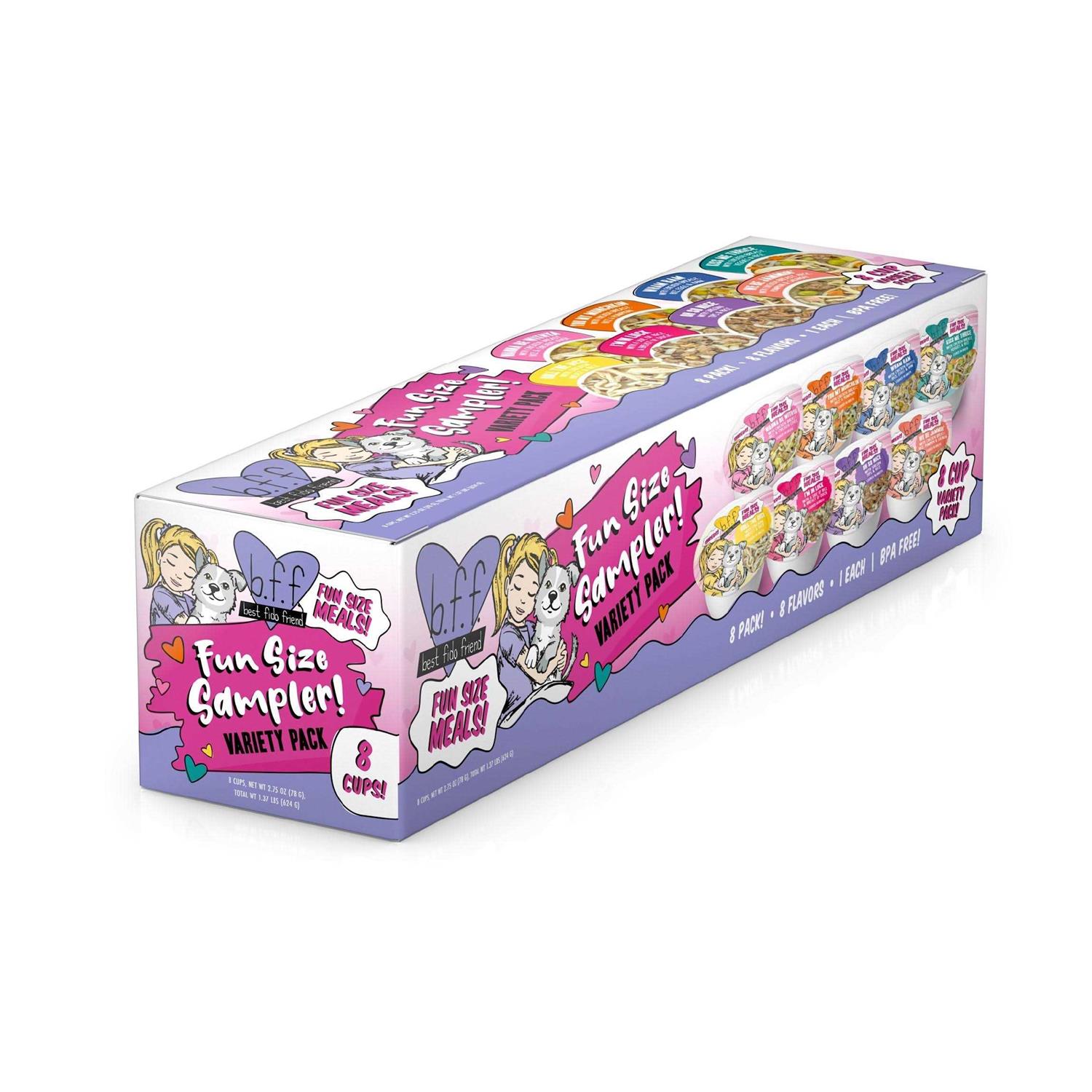 Weruva BFF Fun Size Meals Fun Size Sampler Variety Pack Wet Dog Food - Healthber