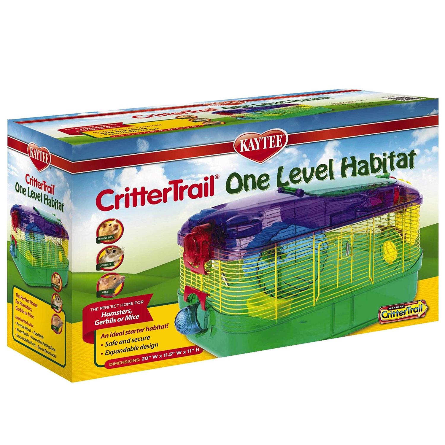 Kaytee CritterTrail One Level Habitat Pink - Healthber