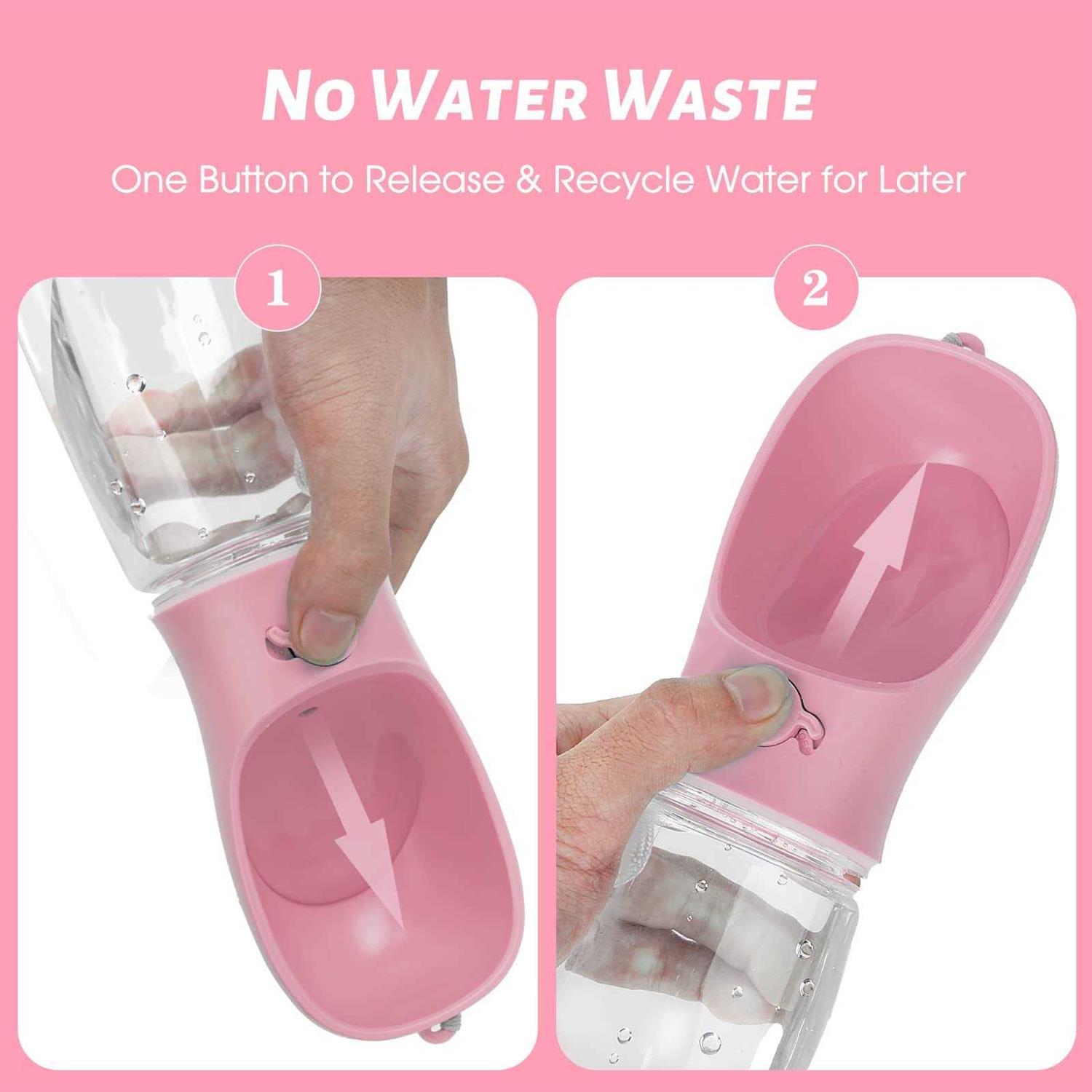 Kalimdor Dog Water Bottle Leak Proof Portable Puppy Water Dispenser with Drinking Feeder for Pets Outdoor Walking - Healthber