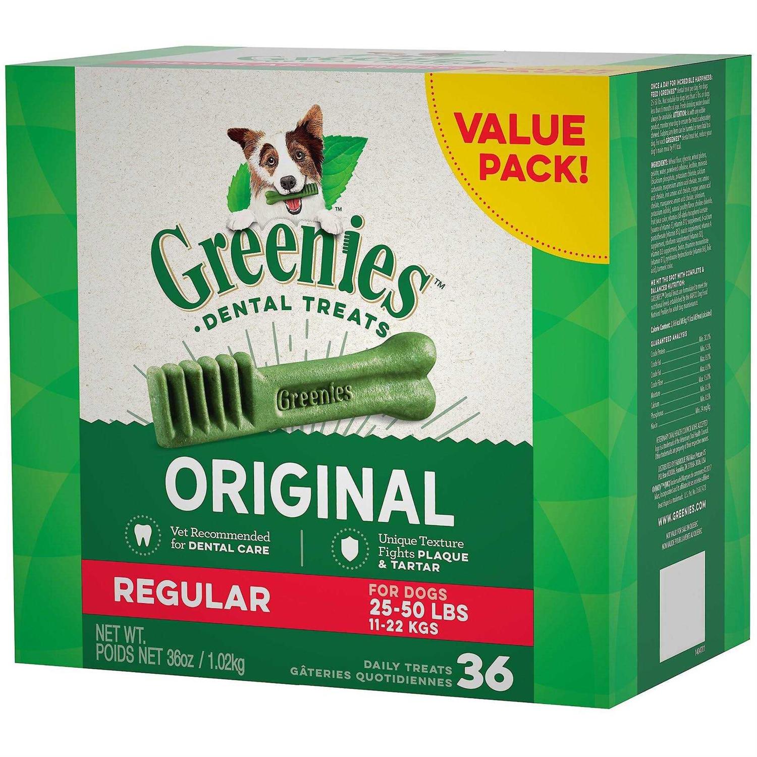 GREENIES Original Dental Dog Treats - Healthber