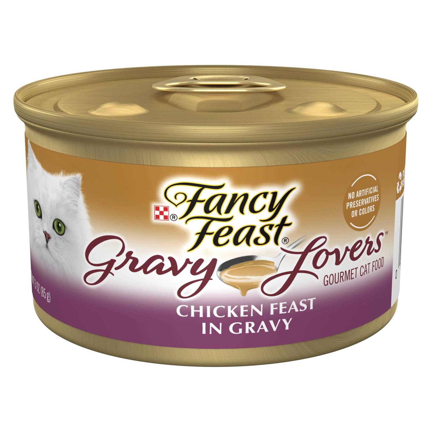 Fancy Feast Gravy Lovers Chicken Feast in Grilled Chicken Gravy Cat Food Can - Healthber