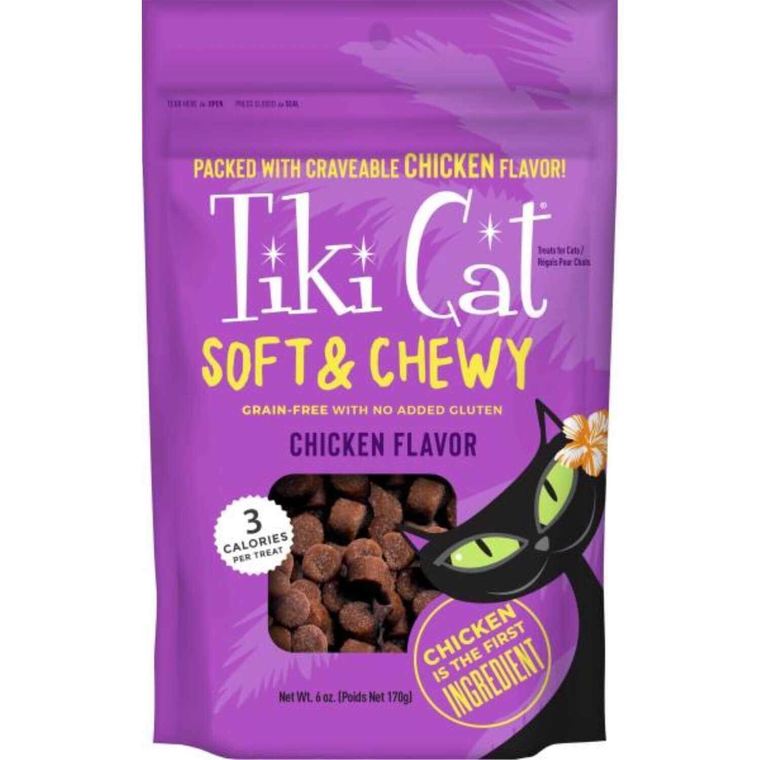 Tiki Cat Soft & Chewy Cat Treats Chicken - Healthber