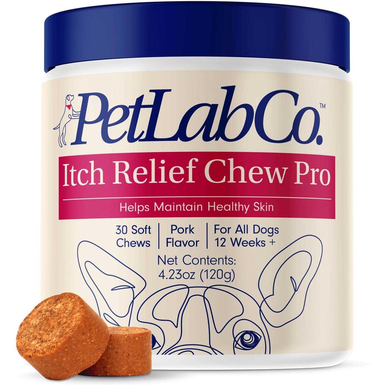 PetLab Co. Itch Relief Chew Pro for Dogs Omega 3 for Dogs Itch Supplement - Healthber