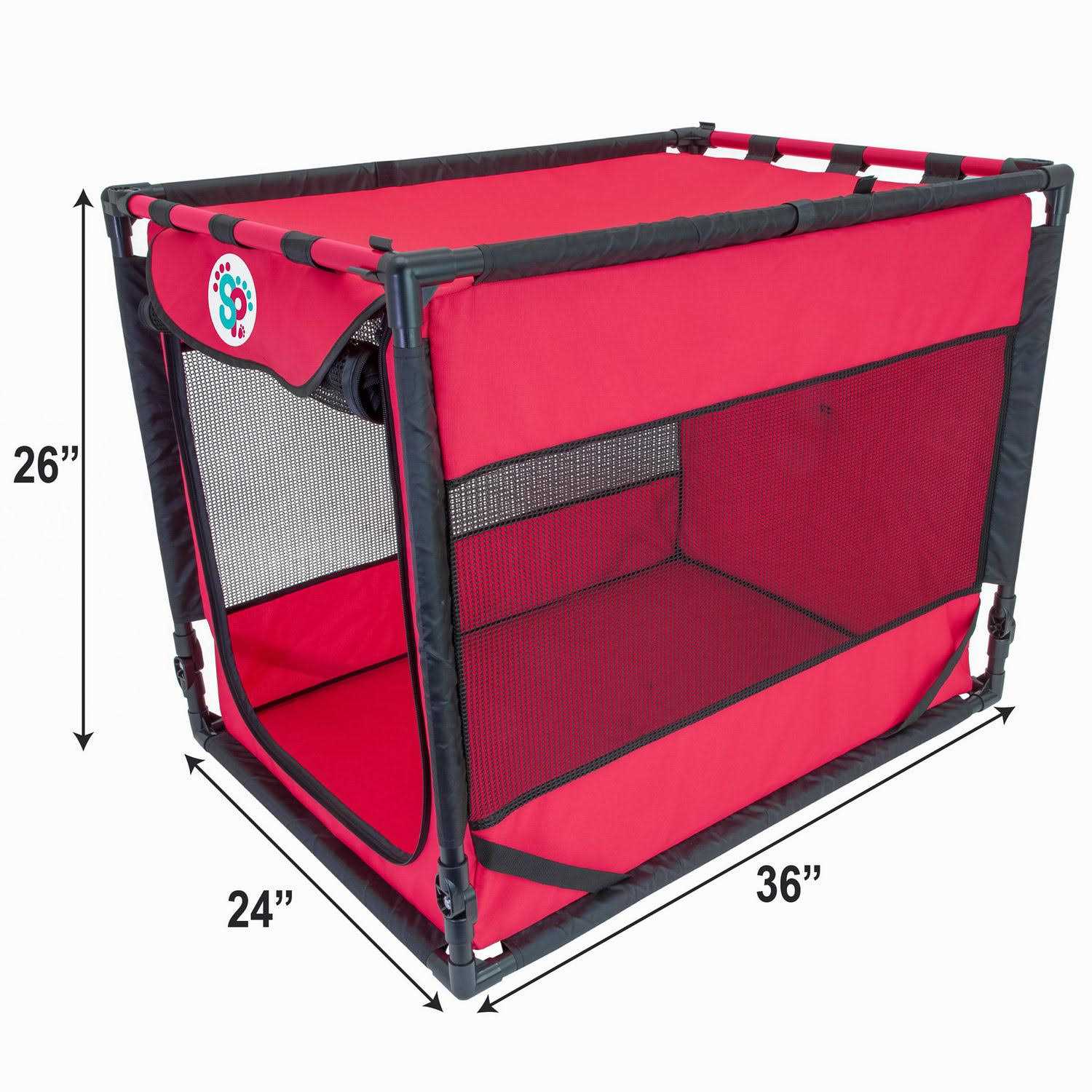 Sp Large Folding Dog Kennel - Healthber