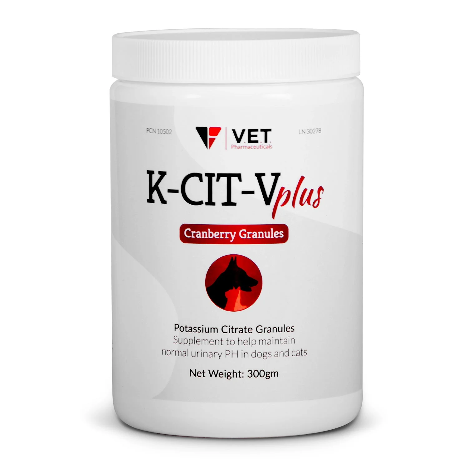 K-CIT-V Plus Cranberry 300 gm Granules for Dogs and Cats - Healthber