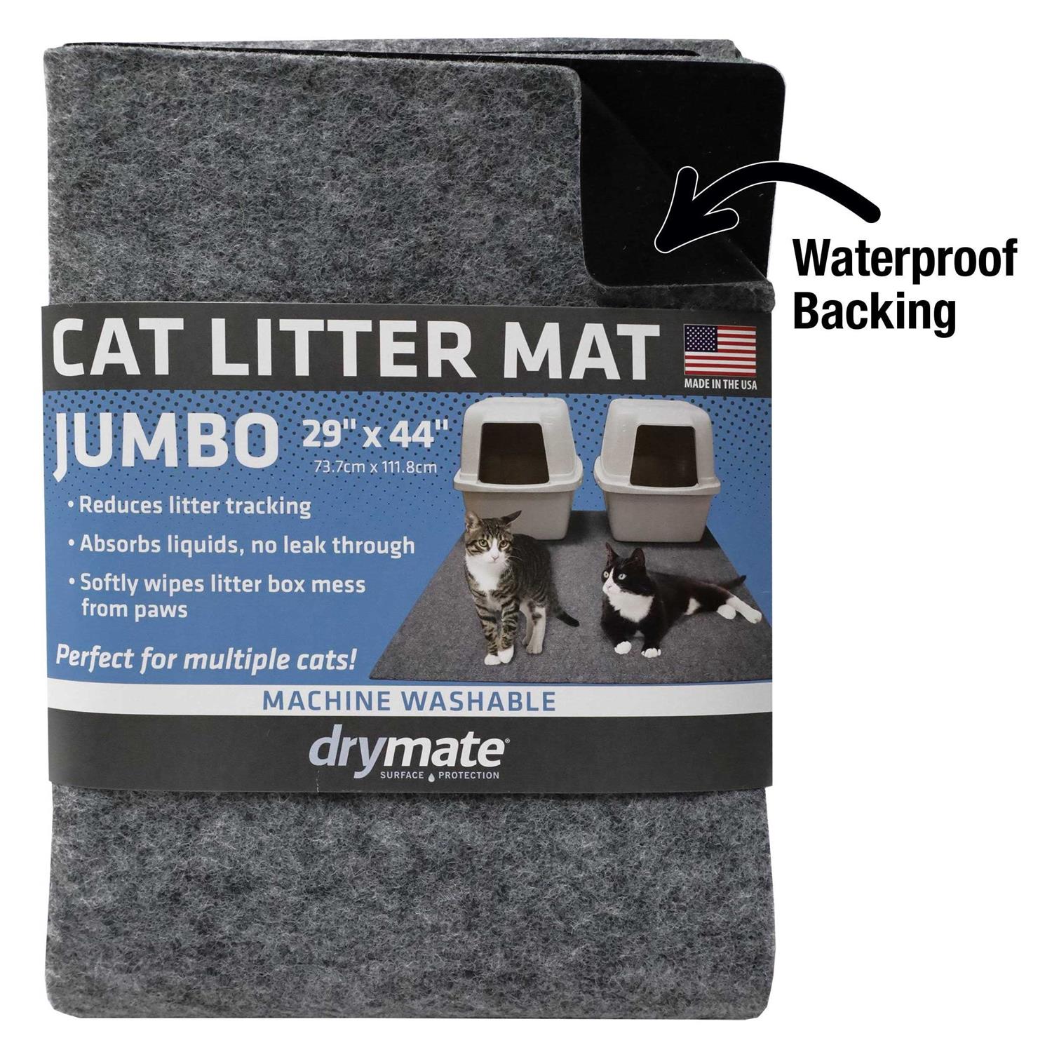 Drymate Jumbo Cat Litter Mat 100% Phthalate and BPA Free - Healthber