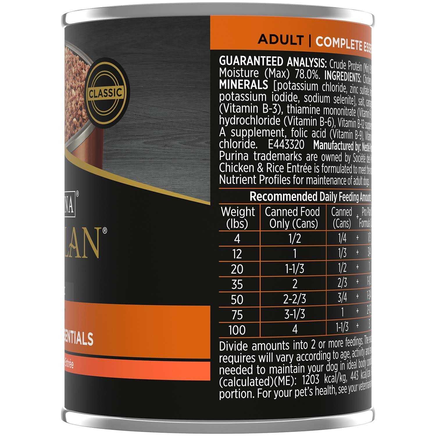 Purina Pro Plan Chicken & Rice Adult Dog Food - Healthber