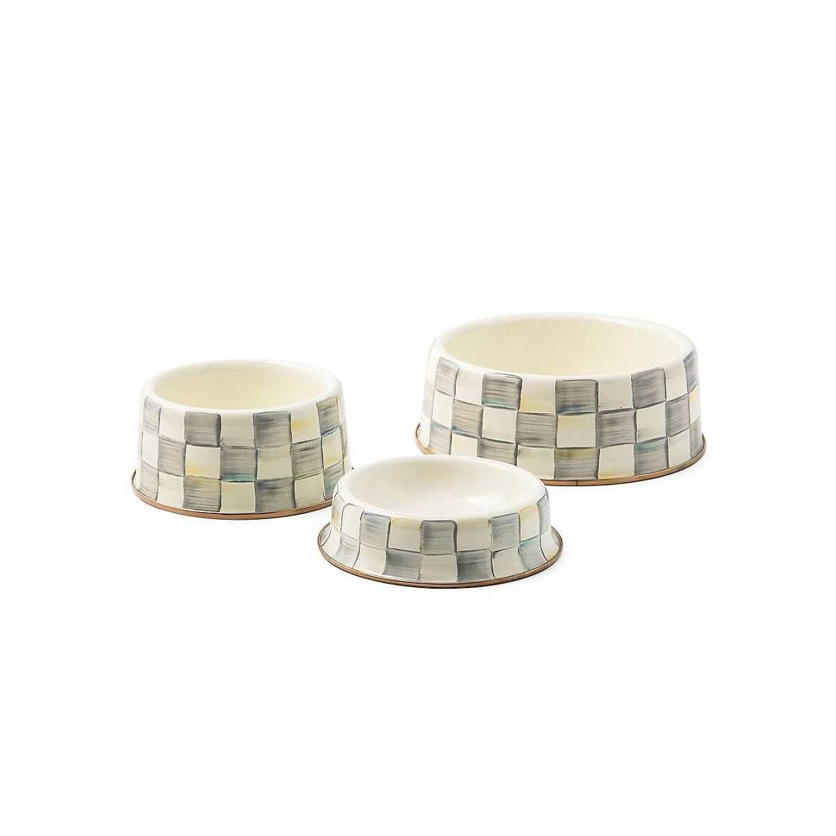 MacKenzie-Childs Check Pet Dish - Healthber