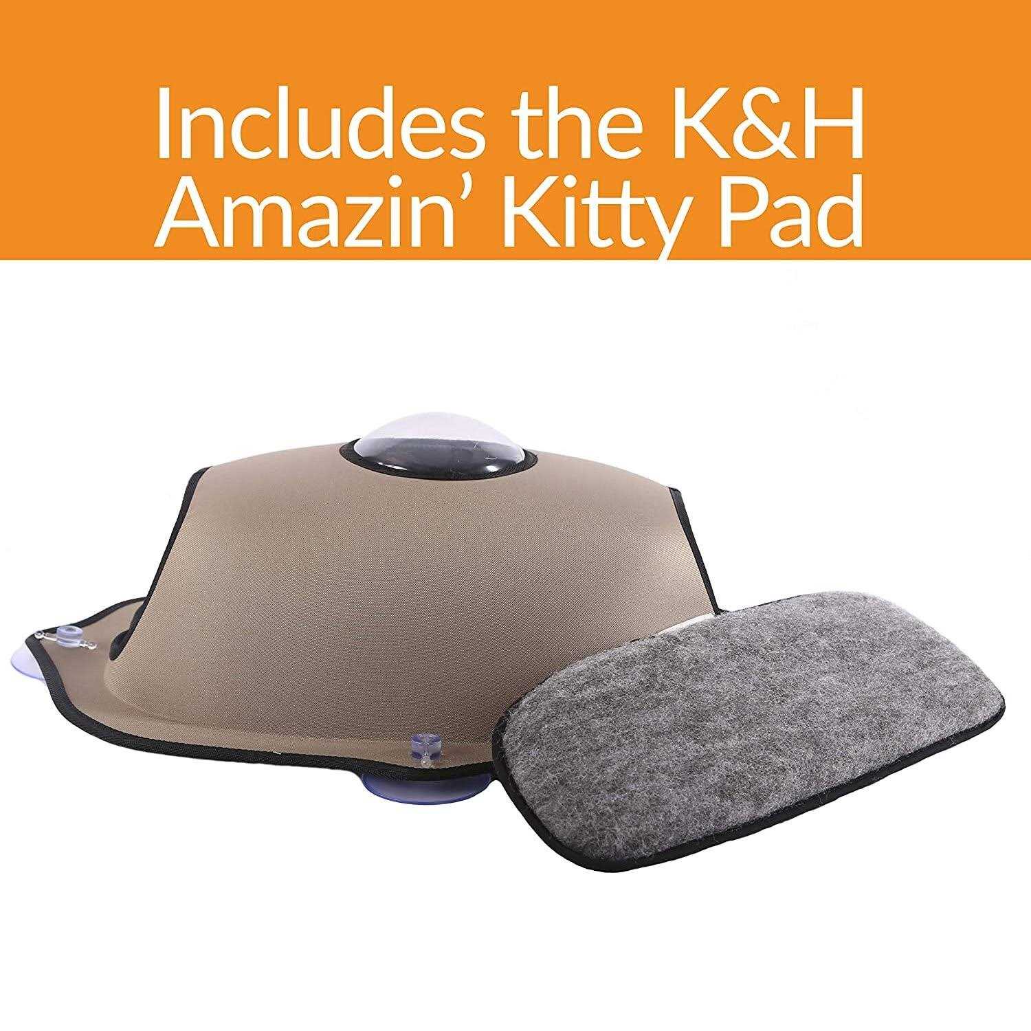 K&H EZ Mount Window Bubble Cat Pod - Healthber
