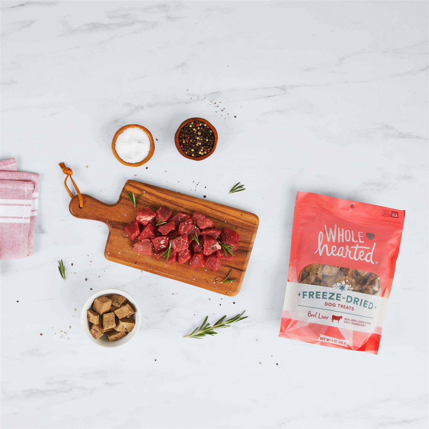 WholeHearted Beef Liver Freeze-Dried Dog Treats - Healthber