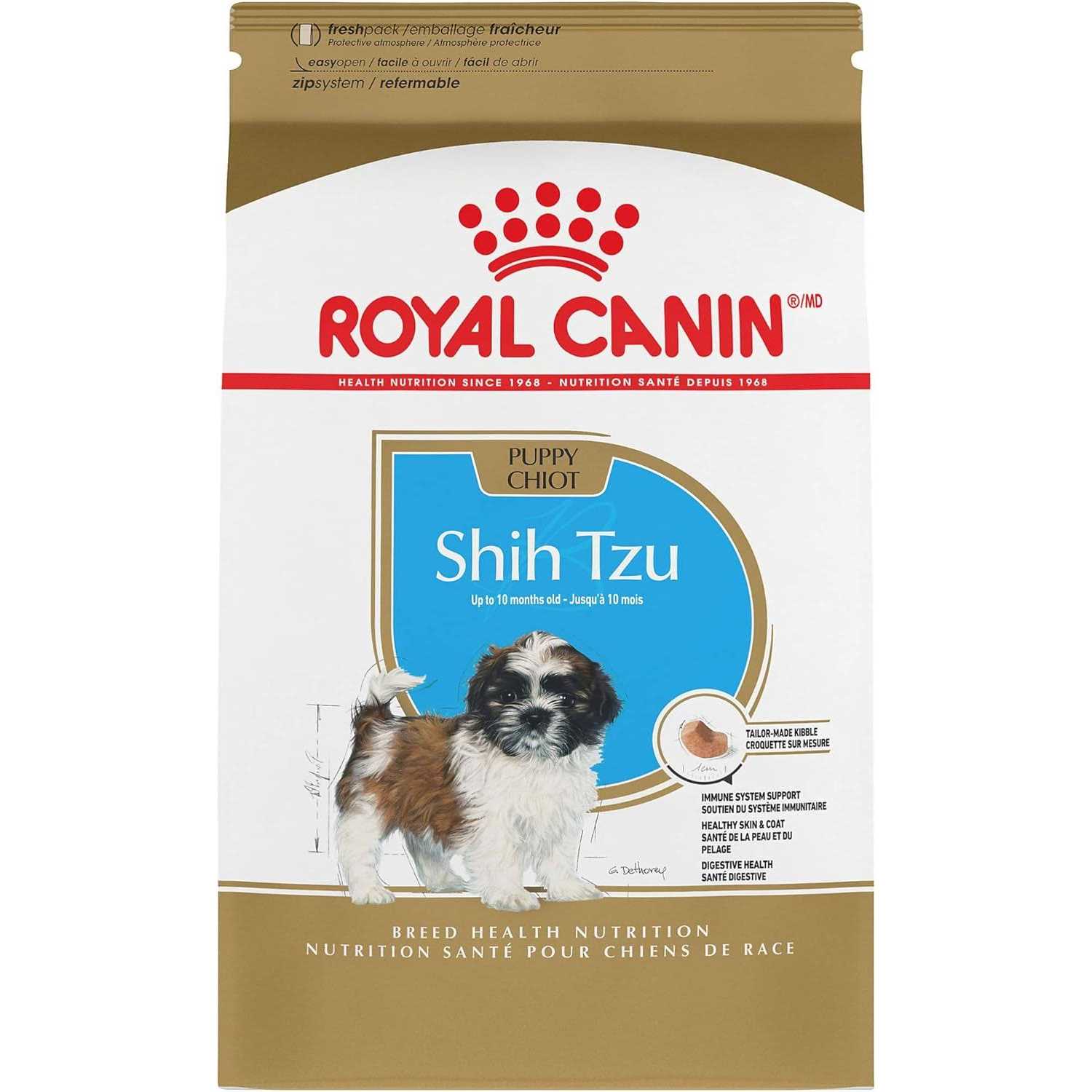 Royal Canin Breed Health Nutrition Shih Tzu Puppy Dry Dog Food - Healthber