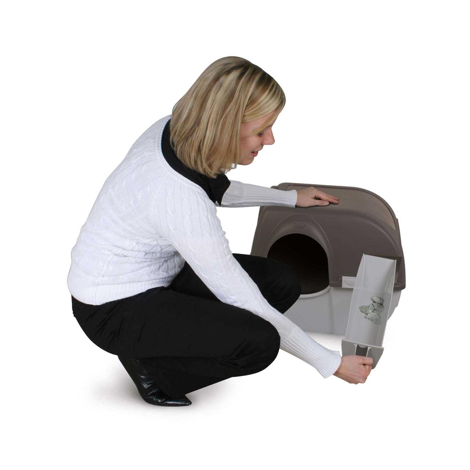 Omega Paw Roll N Clean Self Cleaning Litter Box - Healthber