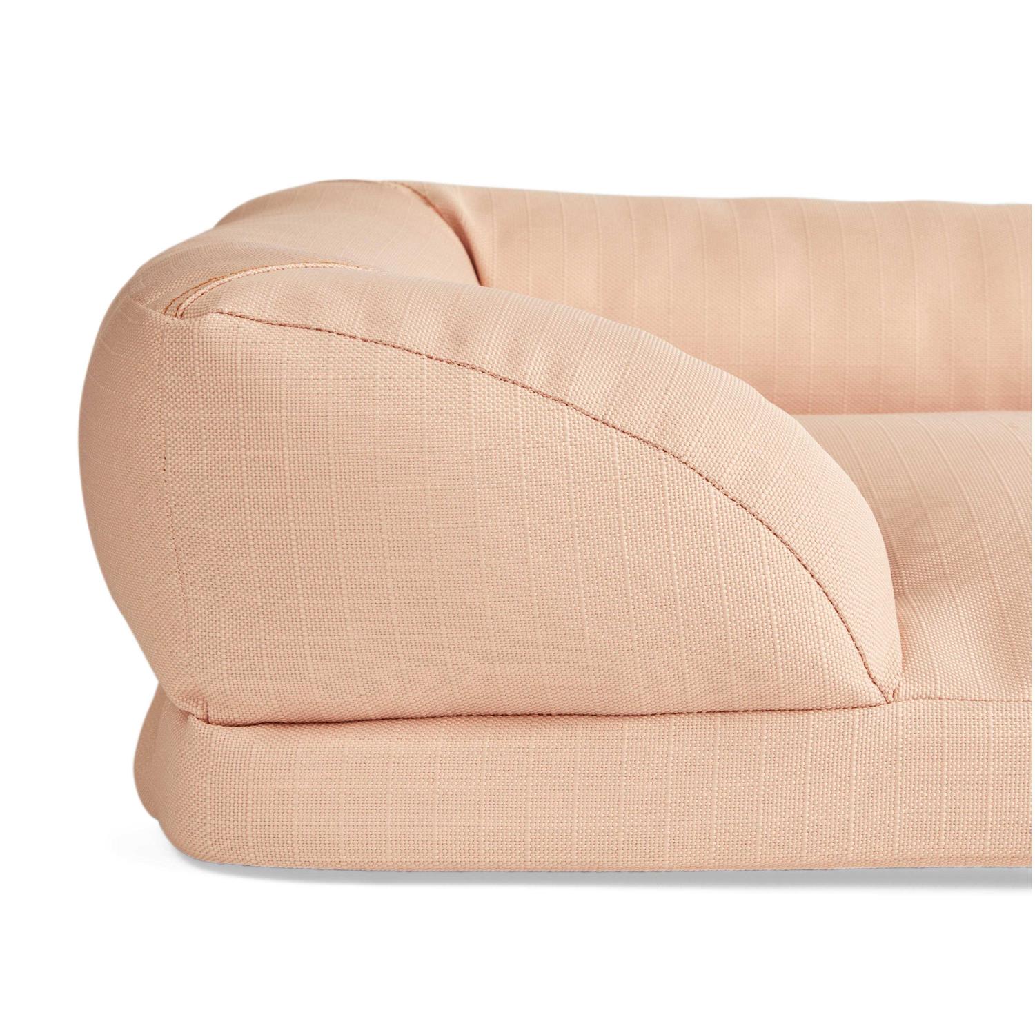Reddy Durable Recycled Fabric Pink Dog Bed - Healthber