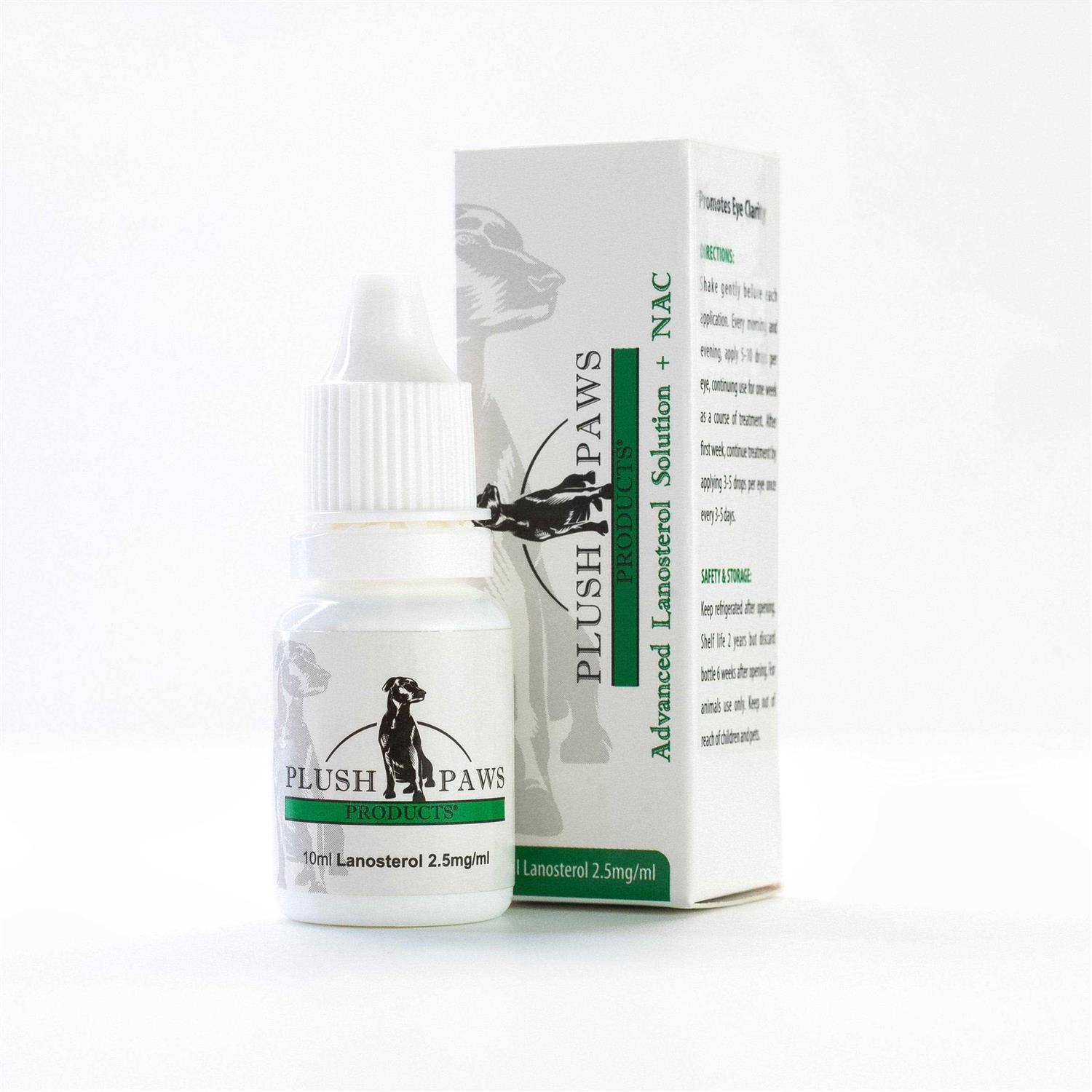 Plush Paws Advanced Lanosterol Solution + NAC - Healthber