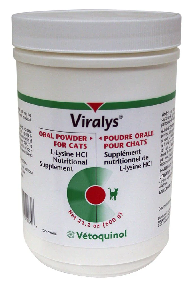 Vetoquinol Viralys L-Lysine Supplement for Cats - Healthber