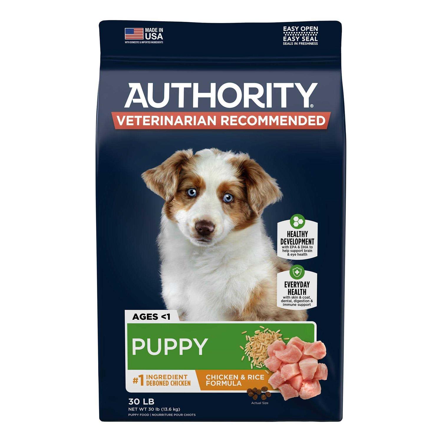 Authority Everyday Health Puppy Dry Dog Food - Healthber