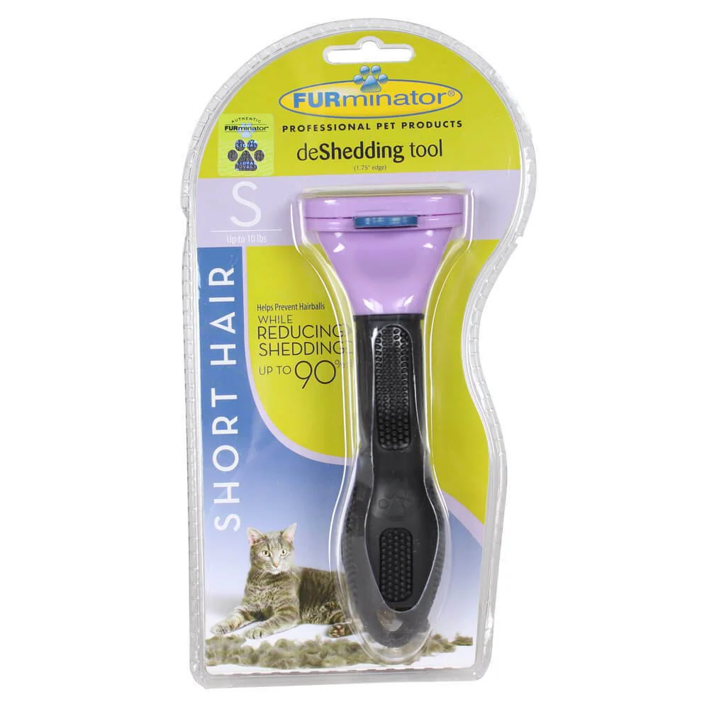 FURminator deSheddaing Tool for Small Cat with Short Hair - Healthber