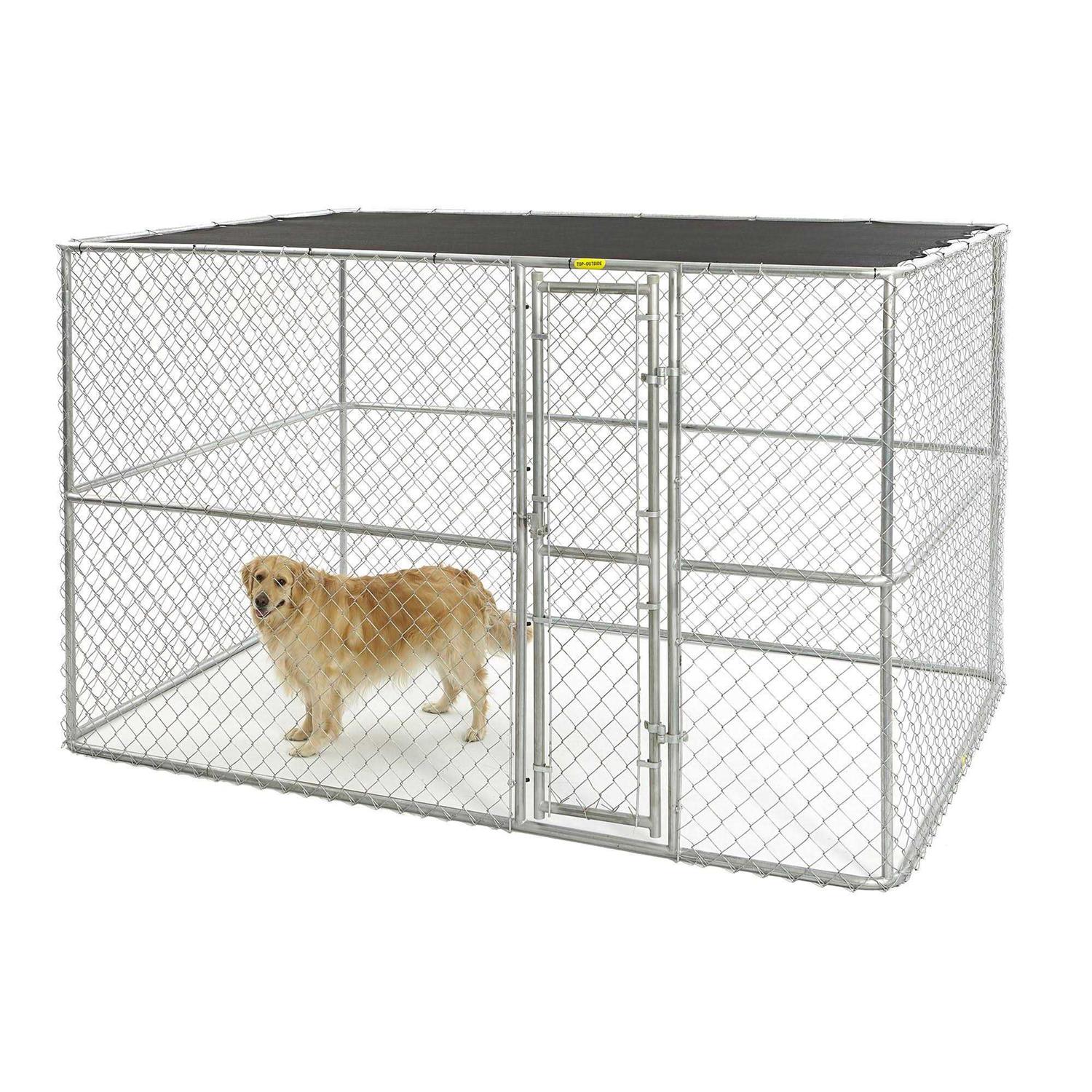 Midwest Chain Link Portable Dog Kennel - Healthber