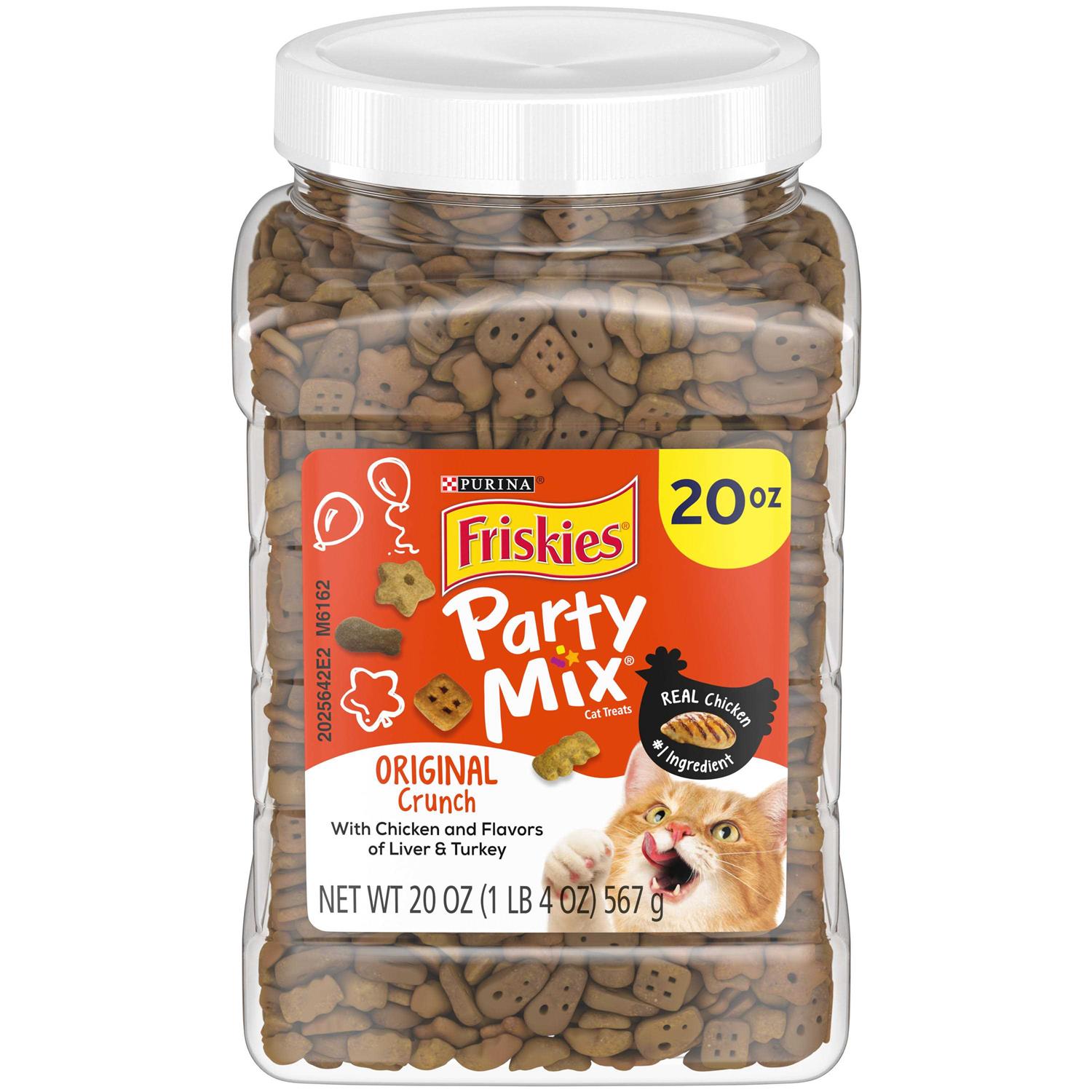 Friskies Cat Treats Party Mix Crunch - Healthber