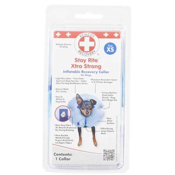 Dogswell Stay Rite Xtra Strong Inflatable Recovery Dog Collar - Healthber