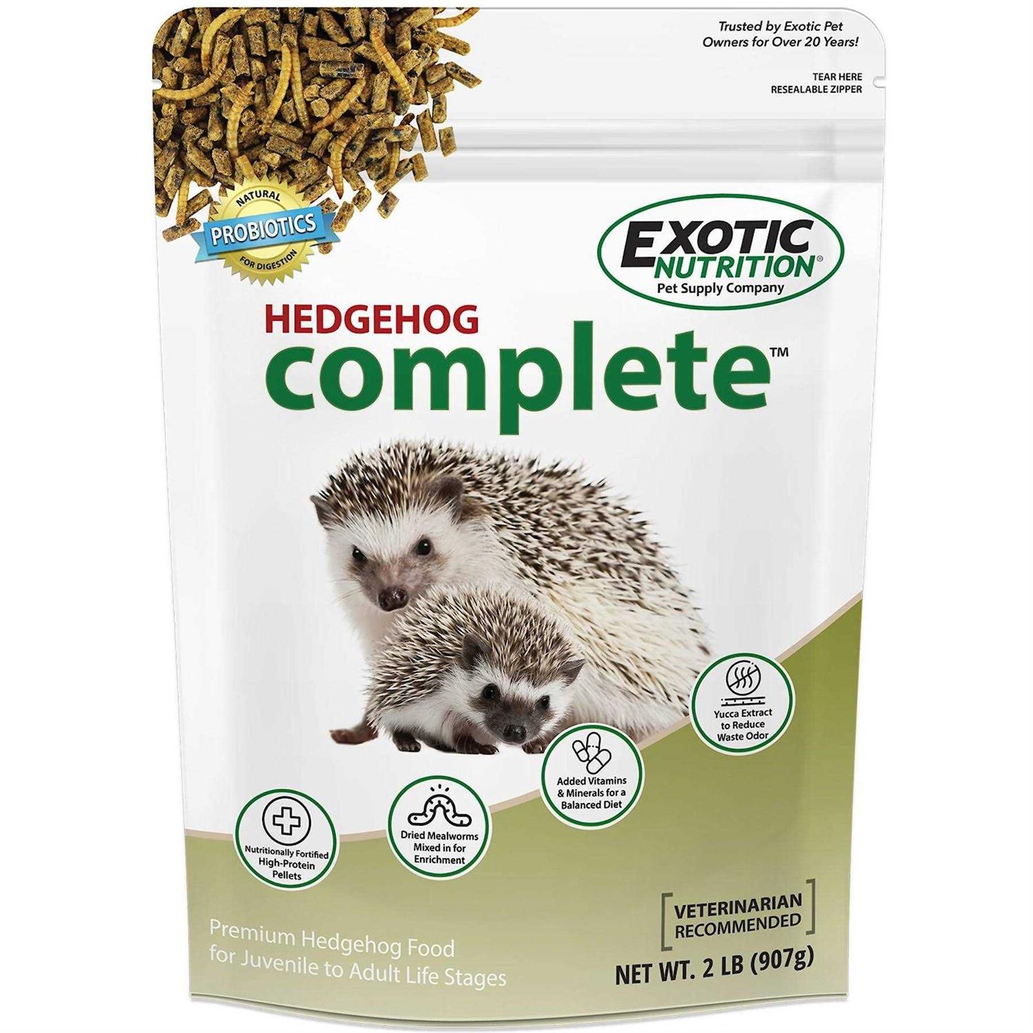 Exotic Nutrition Complete Hedgehog Food - Healthber