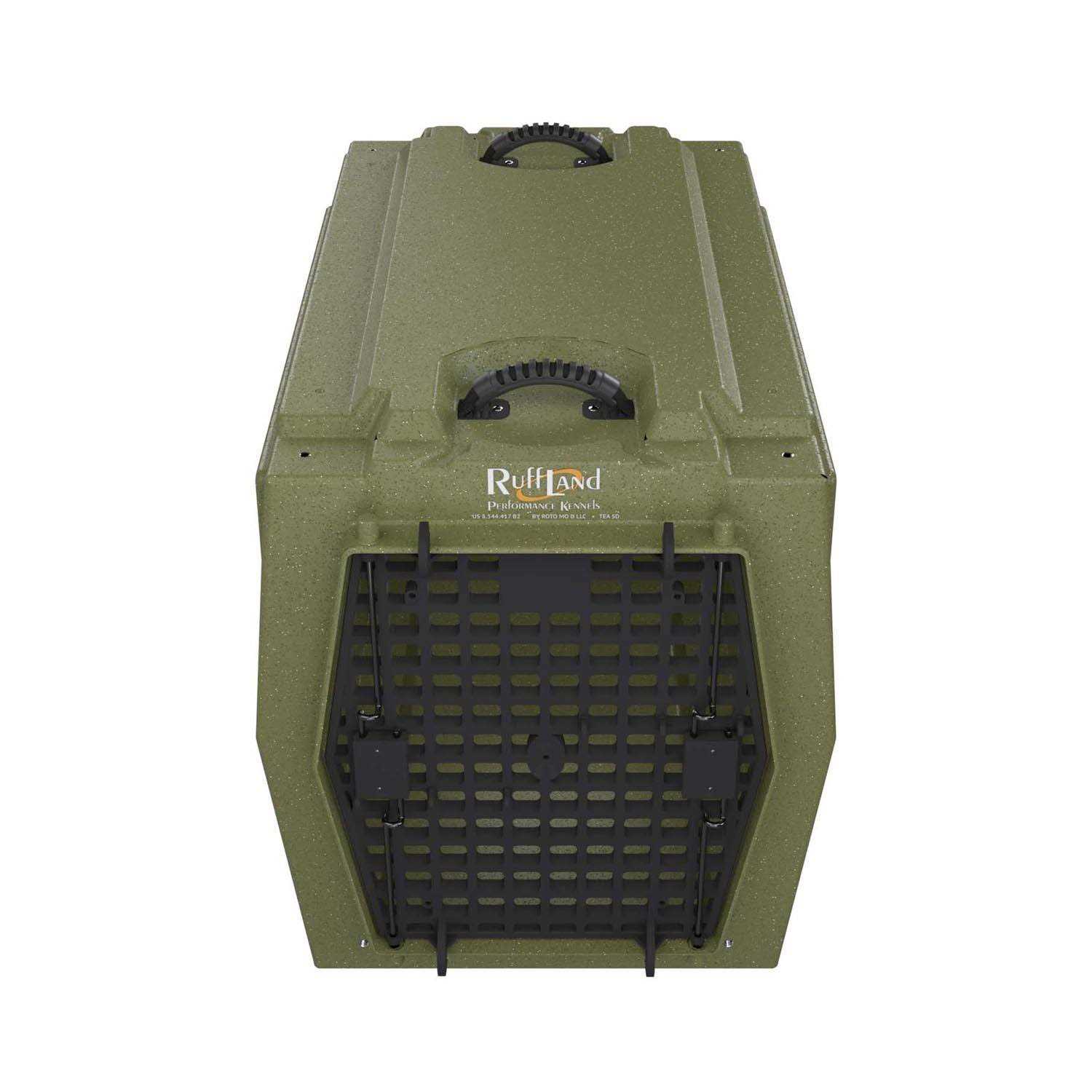 Ruff Land Kennels Intermediate Kennel Double Door INTDD2009TAN22 - Healthber