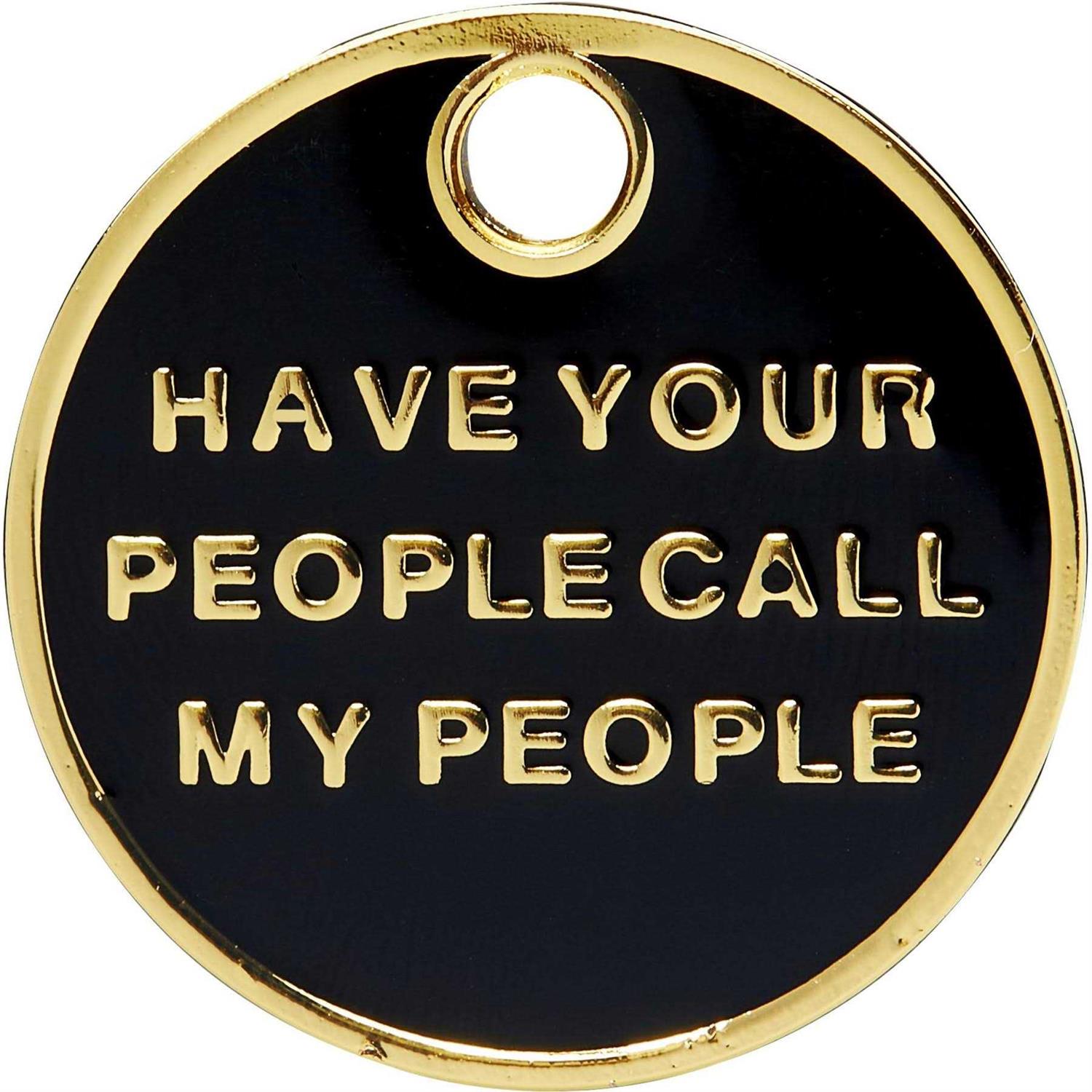 Trill Paws Call My People Personalized Dog & Cat ID Tag - Healthber