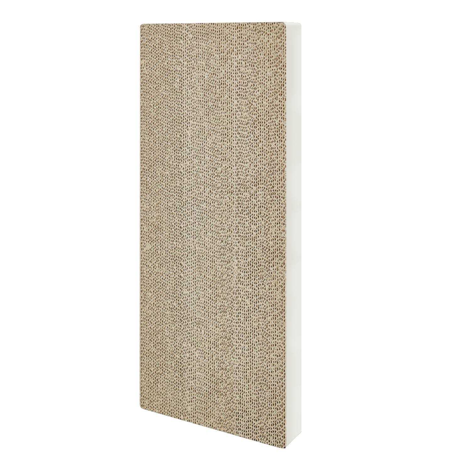 Way Basics Premium Wall Mount Scratch Pad Cat Scratcher with Silvervine Catnip - Healthber