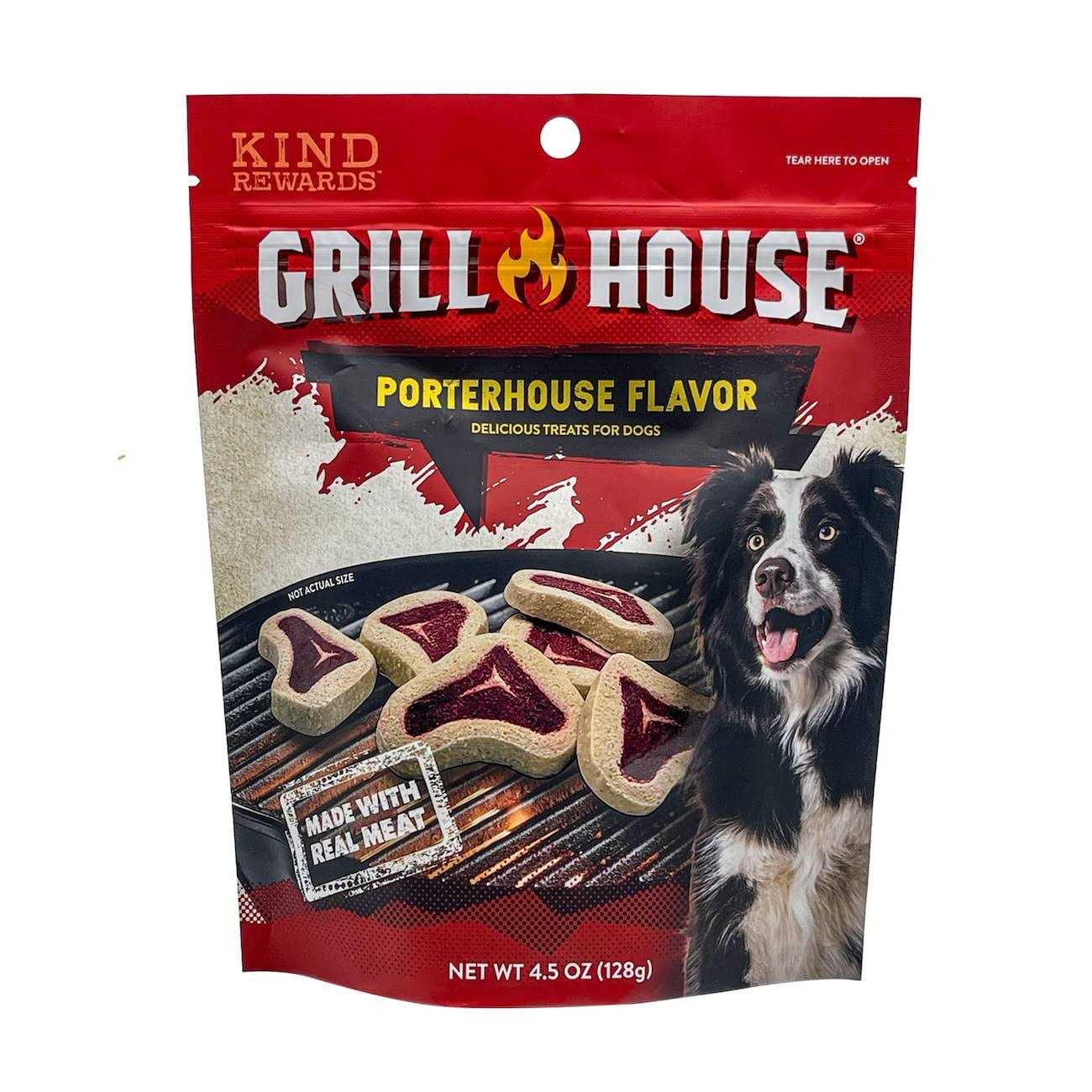 Kind Rewards Grill House Porterhouse Flavor Dog Treats - Healthber