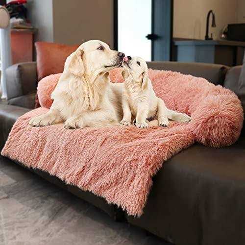 Tinaco Luxurious Calming Dogscats Bed Mats Washable Removable Couch Cover - Healthber