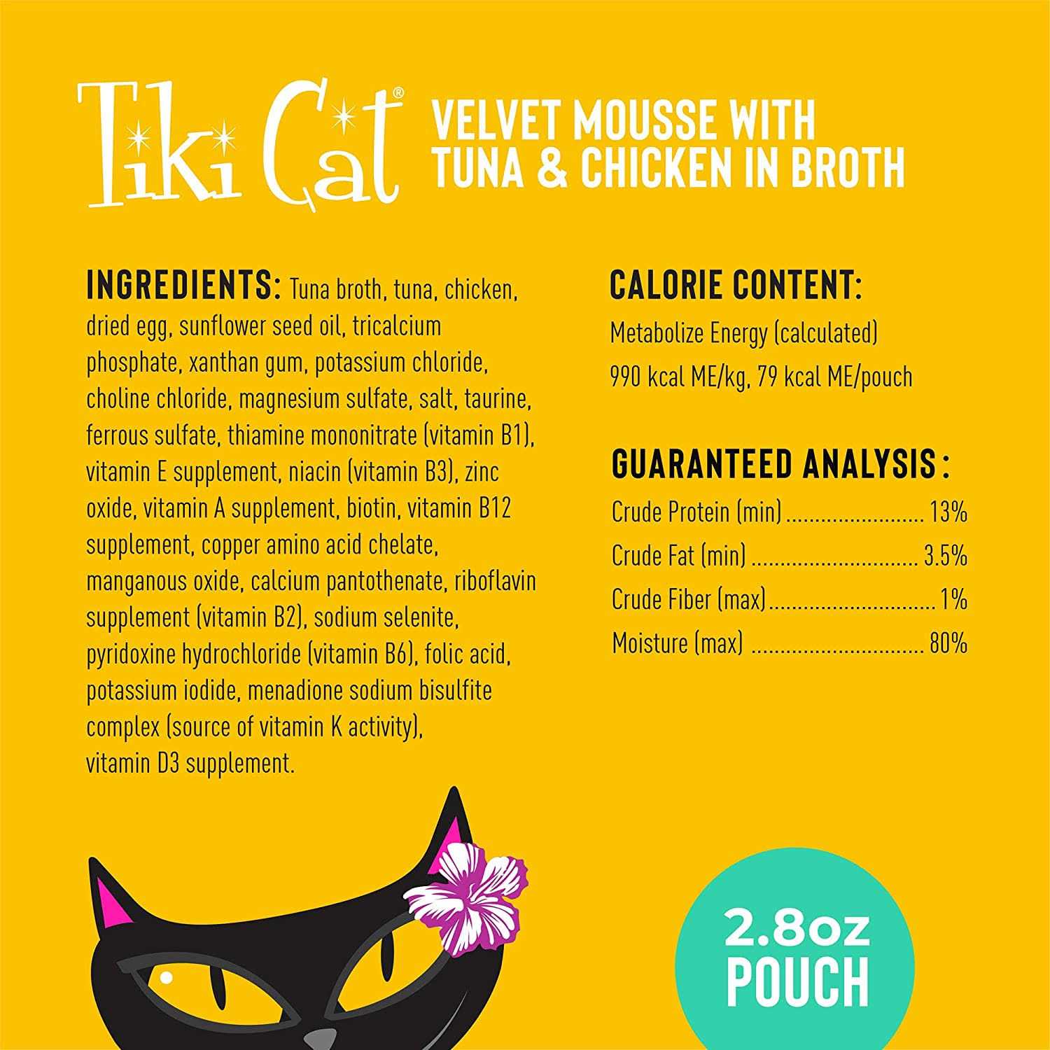 Tiki Cat Velvet Mousse Tuna Wet Cat Food - Healthber