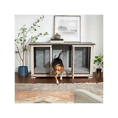 Frisco Denver Dog Crate Credenza & Mat Kit - Healthber