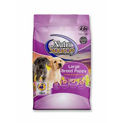 NutriSource Chicken Rice Large-Breed Puppy Dry Dog Food - Healthber