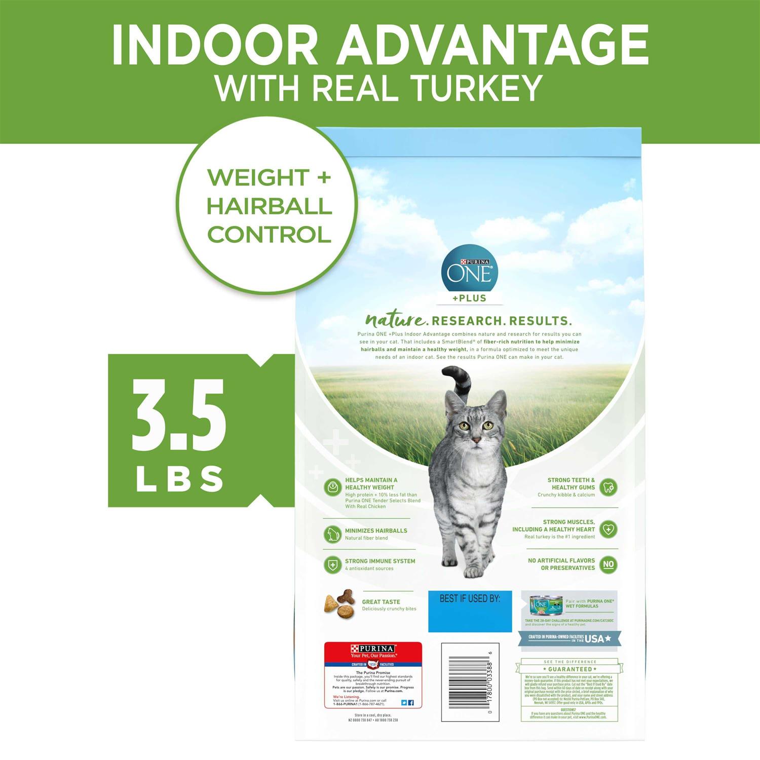 Purina ONE Indoor Advantage Adult Dry Cat Food - Healthber