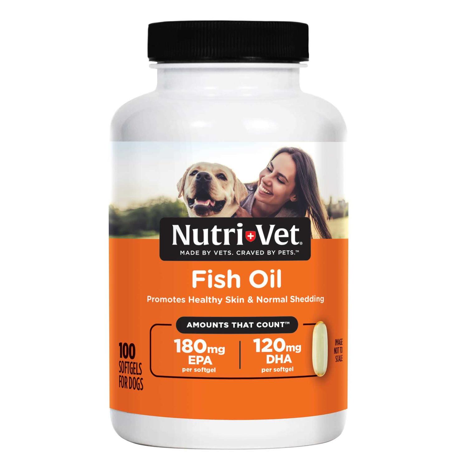 Nutri Vet Fish Oil Softgels for Dogs - Healthber