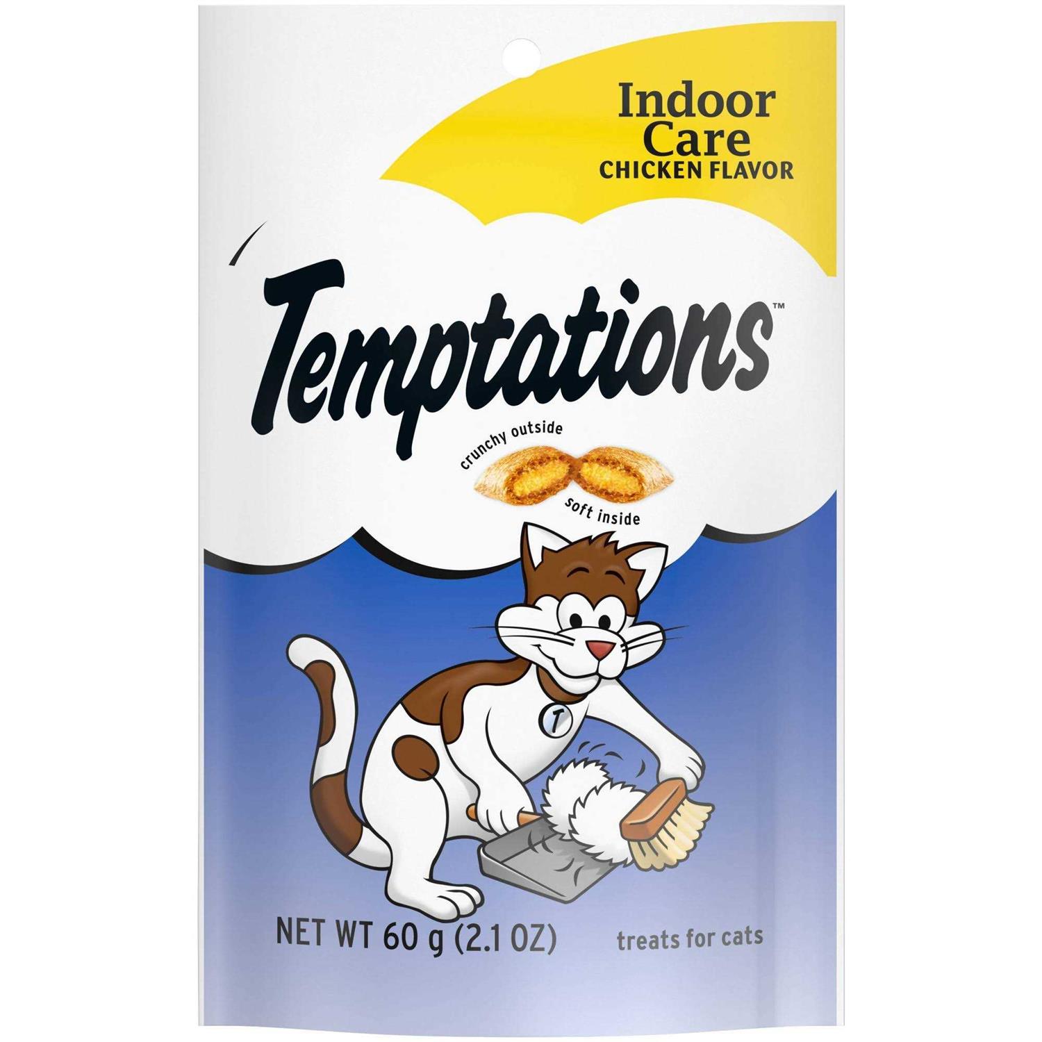 Temptations Hairball Control Chicken Flavor Cat Treats - Healthber