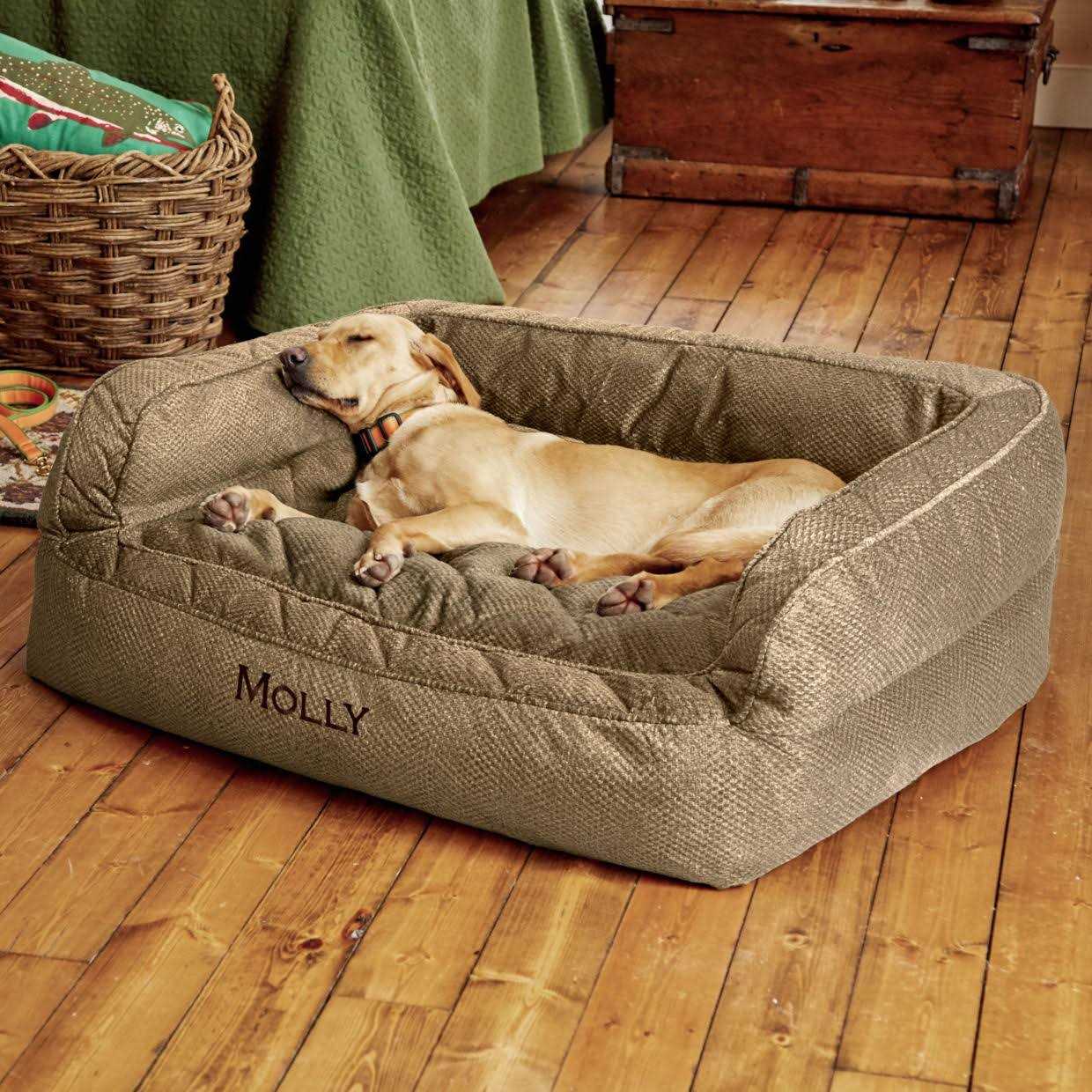 Orvis ComfortFill-Eco Couch Dog Bed - Healthber